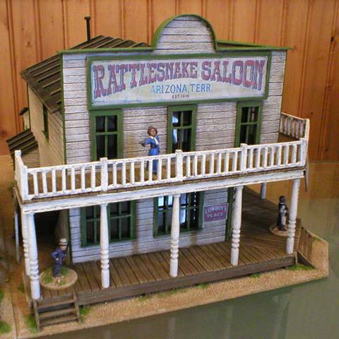 Saloon Rattlesnake - Viejo Oeste en 28mm.  