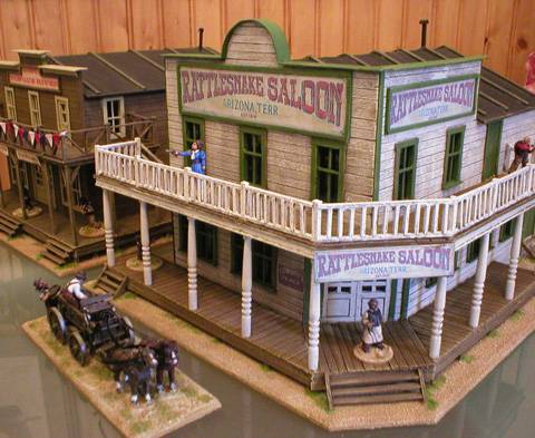 Saloon Rattlesnake - Viejo Oeste en 28mm.  