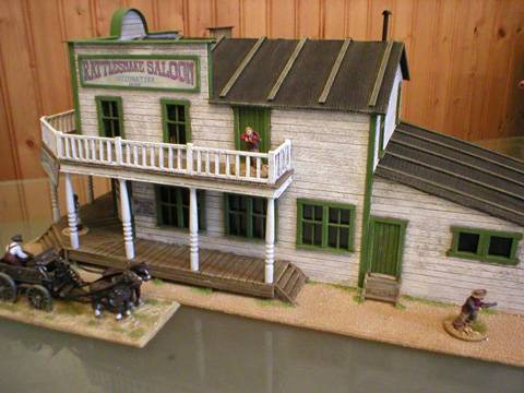 Saloon Rattlesnake - Viejo Oeste en 28mm.  