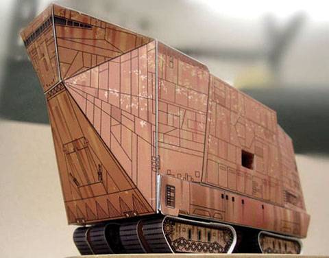 Recortable de Papel del Sandcrawler