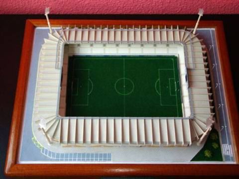 Maqueta Recortable de los Campos de Sport del Sardinero