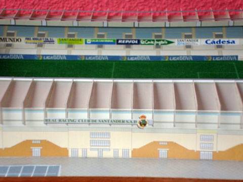 Maqueta Recortable de los Campos de Sport del Sardinero