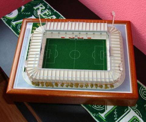 Maqueta Recortable de los Campos de Sport del Sardinero