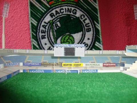 Maqueta Recortable de los Campos de Sport del Sardinero