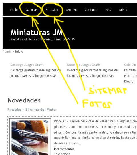 Mapa del SItio - Sitemap