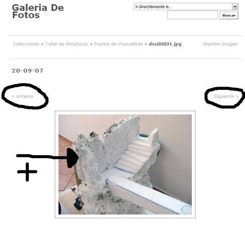 navegador de fotos