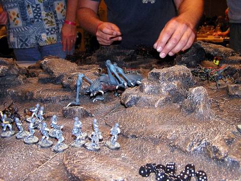 tableros de wargame creados por los aficionados al juego de Starship Troopers