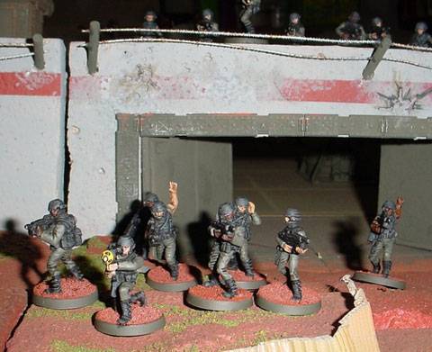 tableros de wargame creados por los aficionados al juego de Starship Troopers