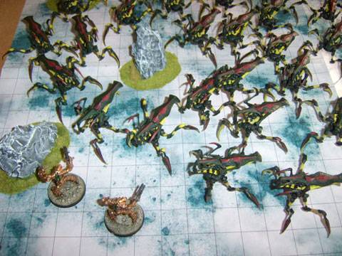 tableros de wargame creados por los aficionados al juego de Starship Troopers