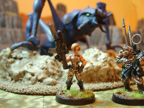 tableros de wargame creados por los aficionados al juego de Starship Troopers