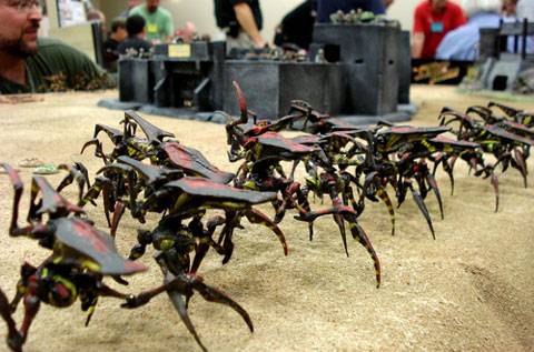 tableros de wargame creados por los aficionados al juego de Starship Troopers
