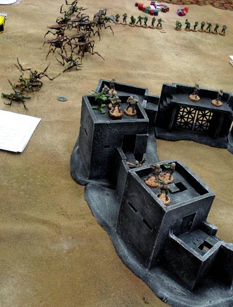 tableros de wargame creados por los aficionados al juego de Starship Troopers