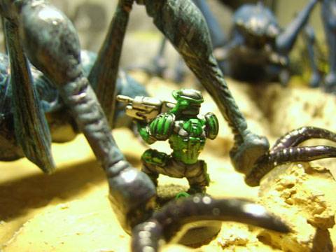 tableros de wargame creados por los aficionados al juego de Starship Troopers