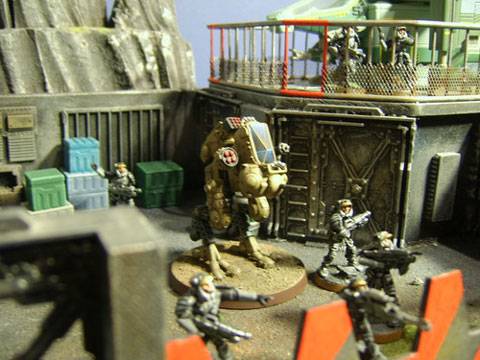 tableros de wargame creados por los aficionados al juego de Starship Troopers