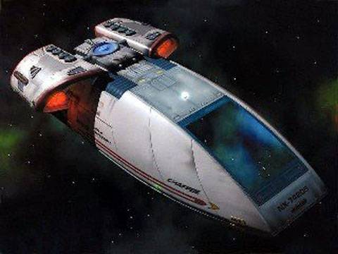 Recortables de Papel de la Nave Type-10 Shuttlecraft "Chaffee"
