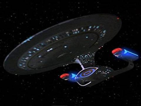 Recortable de Papel de la Nave U.S.S. Enterprise NCC-1701-D