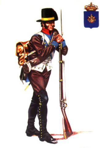 FUSILERO RGTO. TOLEDO INFANTERIA DE LINEA - 1800