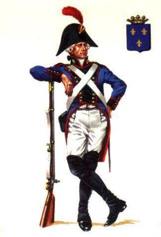 INFANTERIA DE LINEA FUSILERO RGTO. INFANTE N&ordm;5 - 1803