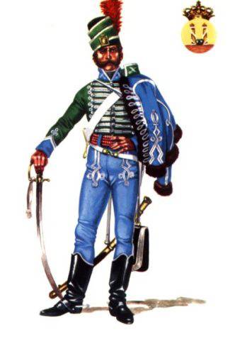 OFICIAL RGTO. HUSARES - 1807