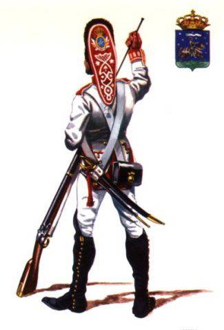 GRANADERO RGTO. INFANTERIA DE LINEA GUADALAJARA - 1808