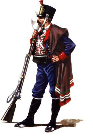 BATALLON DE ALMOGARAVES - 1810