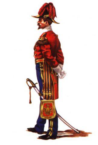 AYUDANTE DE CAMPO CAPITAN GENERAL DE GALA - 1848