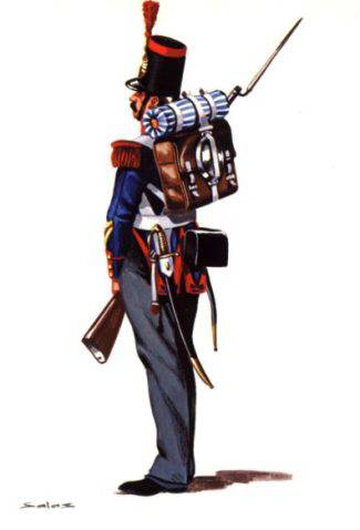SARGENTO 1&ordm; DE INFANTERIA RGTO. GRANADEROS DE GALA - 1851 