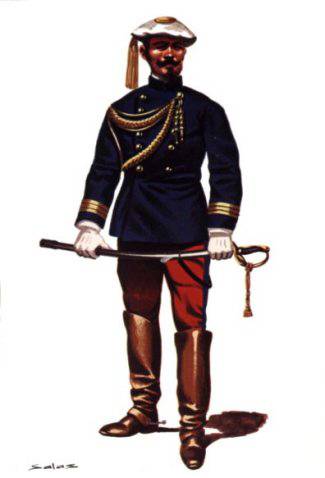 AYUDANTE DE CAMPO DE UN GENERAL CARLISTA III GUERRA CARLISTA - 1872