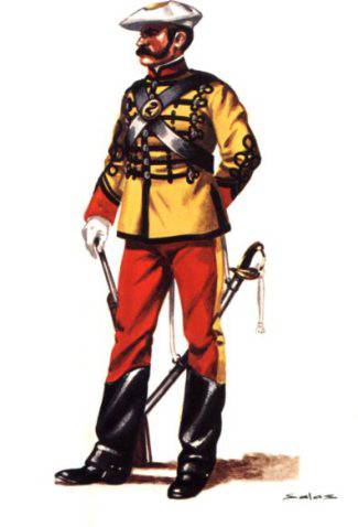 ESCUADRON 1&ordm; CABALLERIA VALENCIA, III GUERRA CARLISTA - 1874