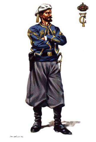 OFICIAL DE ZUAVOS - 1875