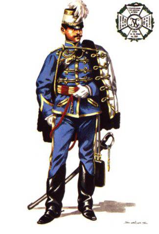 HUSARES DE LA PRINCESA, DE GALA - 1885