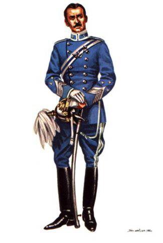 CAPITAN DE LANCEROS DE GALA - 1895