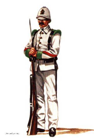 CABO INFANTERIA DE LA MILICIA DE PUERTO RICO - 1897