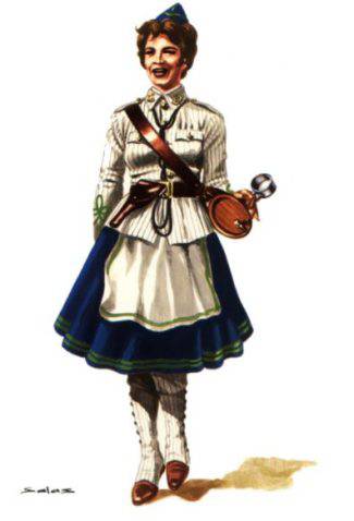 CANTINERA DE UN RGTO.DE CAZADORES - 1910