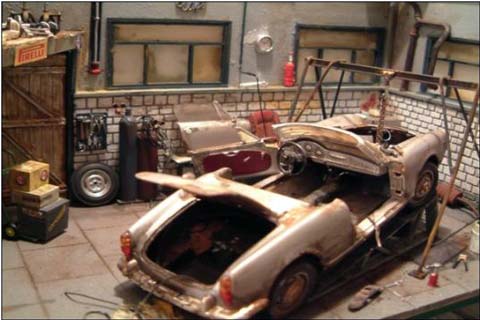Taller Alfa Romeo Spider - Escala 1/24