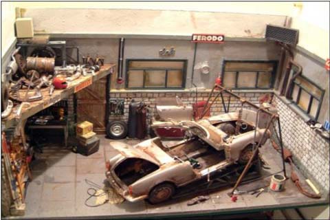 Taller Alfa Romeo Spider - Escala 1/24