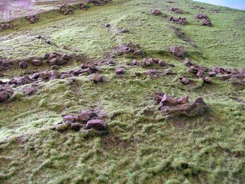 Diorama del campo de batalla de Rorkes Drift.