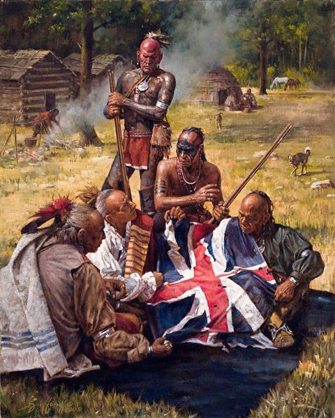 Tribus nativas durante la Guerra Franco-India
