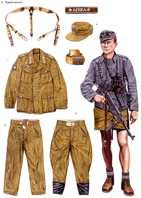 Uniformes para el Servicio Tropical