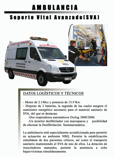AMBULANCIA - SOPORTE VITAL AVANZADO SVA
