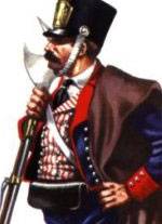L&aacute;minas individuales de Uniformes Militares Espa&ntilde;oles fechados entre 1800 y 1812.  