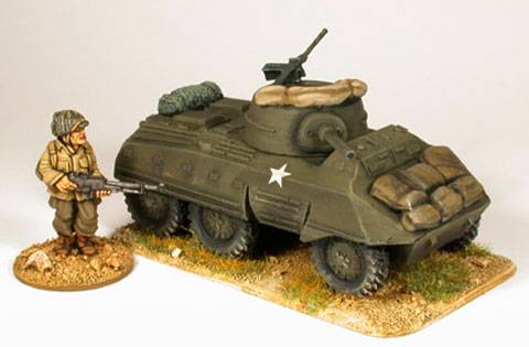 Figuras y veh&iacute;culos americanos de la segunda guerra mundial a escala 28 mm