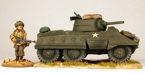 Figuras y veh&iacute;culos americanos de la segunda guerra mundial a escala 28 mm