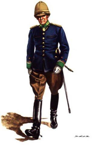 OFICIAL DE LA MILICIA VOLUNTARIA DE CEUTA - 1913