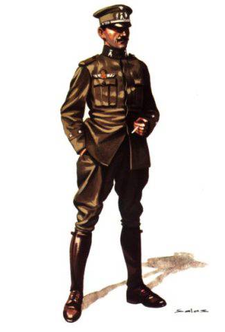 OFICIAL DE SERVICIO DE AEREONAUTICA MILITAR - 1914