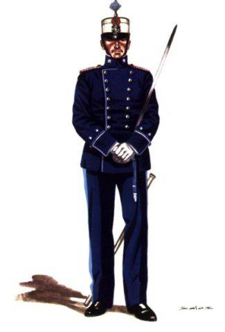 BRIGADA OBRERA Y TOPOGRAFICA, UNIFORME GRAN GALA EN FORMACION - 1926