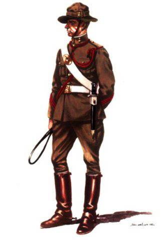CABO DE ARTILLERIA MONTADA, TRAJE CAMPA&Ntilde;A - 1927