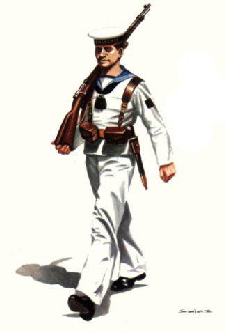 MARINERO, UNIFORME PARADA VERANO - 1938 