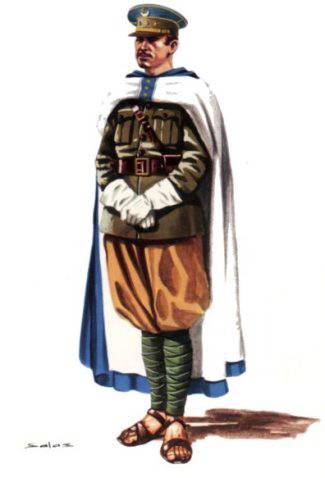 OFICIAL DE TIRADORES DE IFNI, UNIFORME PARADA - 1939