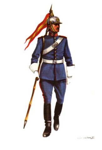 LANCEROS DEL REY, UNIFORME DE GALA - 1976